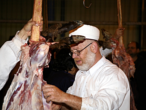 Samaritan, Shomronim, Passover Sacrifice - Butcher