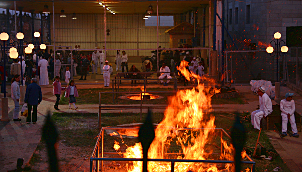 Samaritan, Shomronim, Passover Sacrifice - Cooking pits