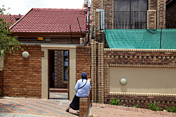 Johannesburg - Soweto -- note the electrified fence