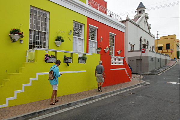 Cape Town - Yellow and Orange Houses, Cape Town