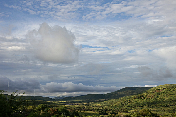 The Dark Continent - View of Pilanesberg from Lodge