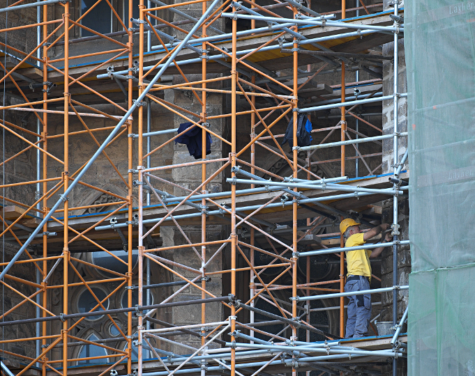 Gaudi's Sagrada Familia in Barcelona - A lot of construction work to go