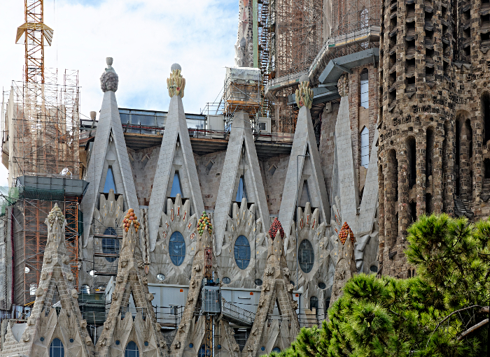 Gaudi's Sagrada Familia in Barcelona - 