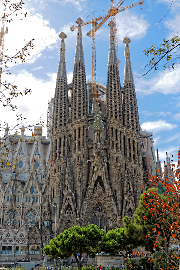 Gaudi's Sagrada Familia in Barcelona - 