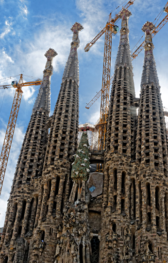 Gaudi's Sagrada Familia in Barcelona - 