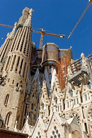 Gaudi's Sagrada Familia in Barcelona - 