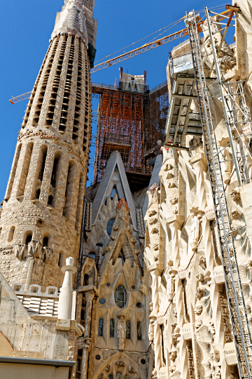 Gaudi's Sagrada Familia in Barcelona - 