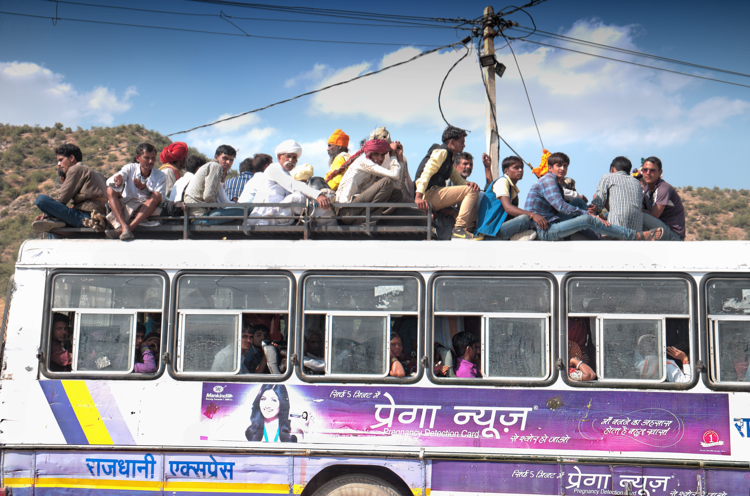 India 2014 - Leaving Pushkar Festival