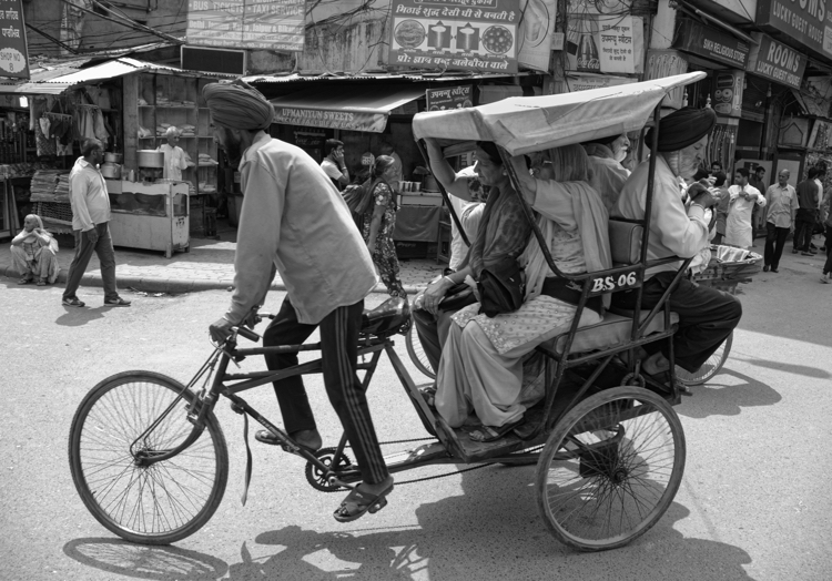 India 2015 - Bicycle Rickshaw, Amritsar