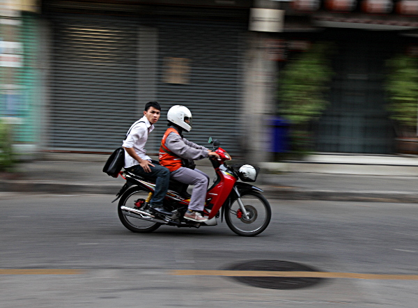 Thailand - A lift to School